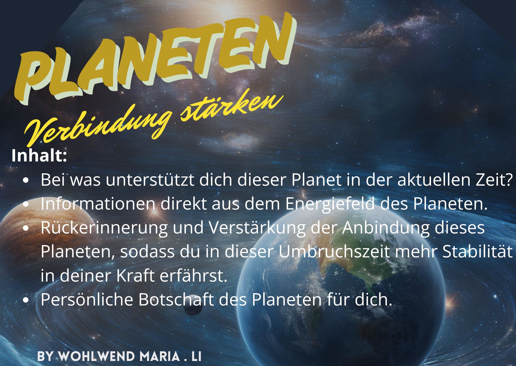Inhalt des Planeten Kurs